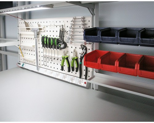 Полка с бортиком металлическая 600х100